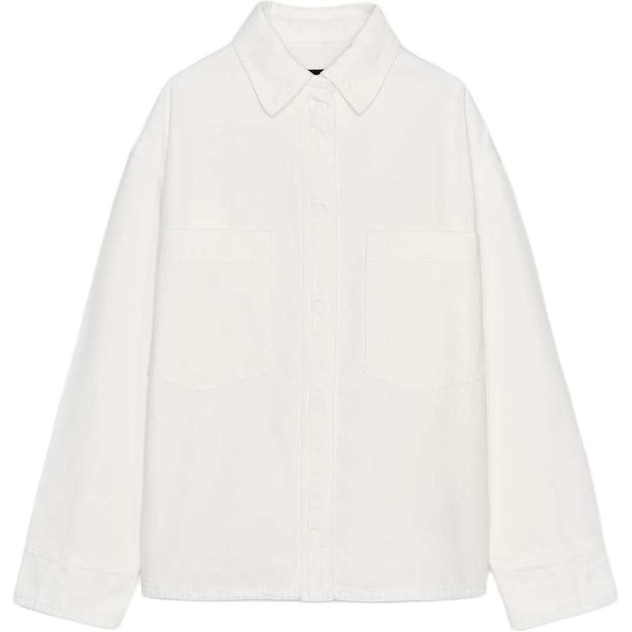 ZARA ZW Shirt Women's Frosted White
