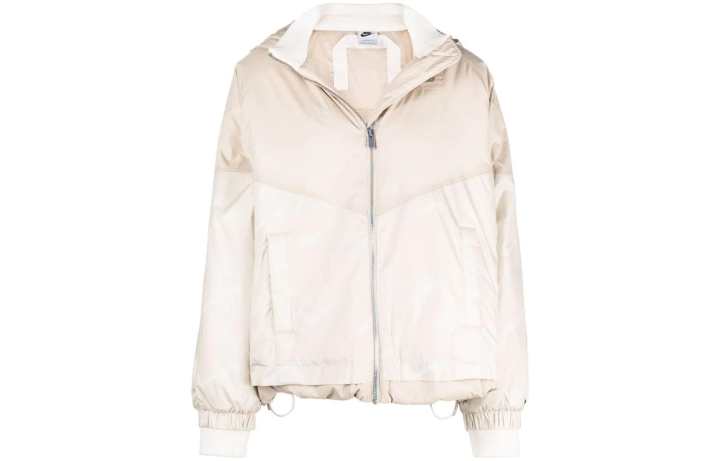 Nike Nike Hooded Fitted Moderate Regular Edition Down Jacket Women's Beige