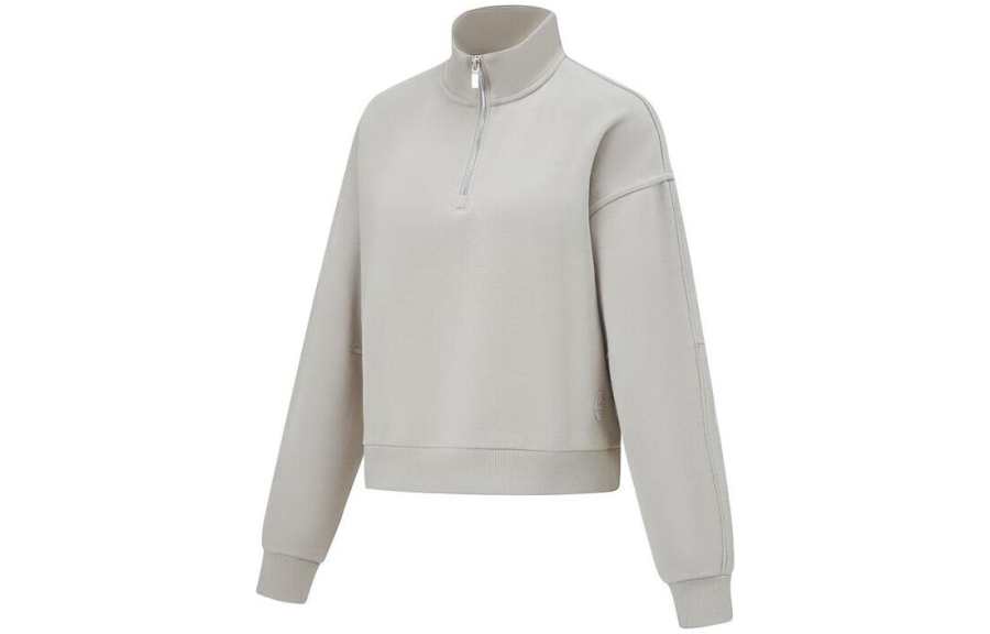 Li-Ning Li Ning Fitness Series Sweatshirt Women's Rock Ridge Gray