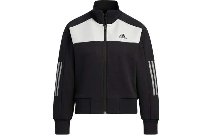 Adidas adidas Women's UST Full-zip And Ribbed Stand Collar Jacket Black
