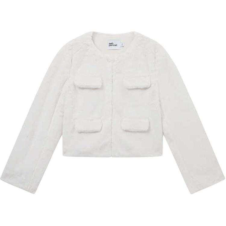Self-portrait Self portrait Jacket Women's Pure White