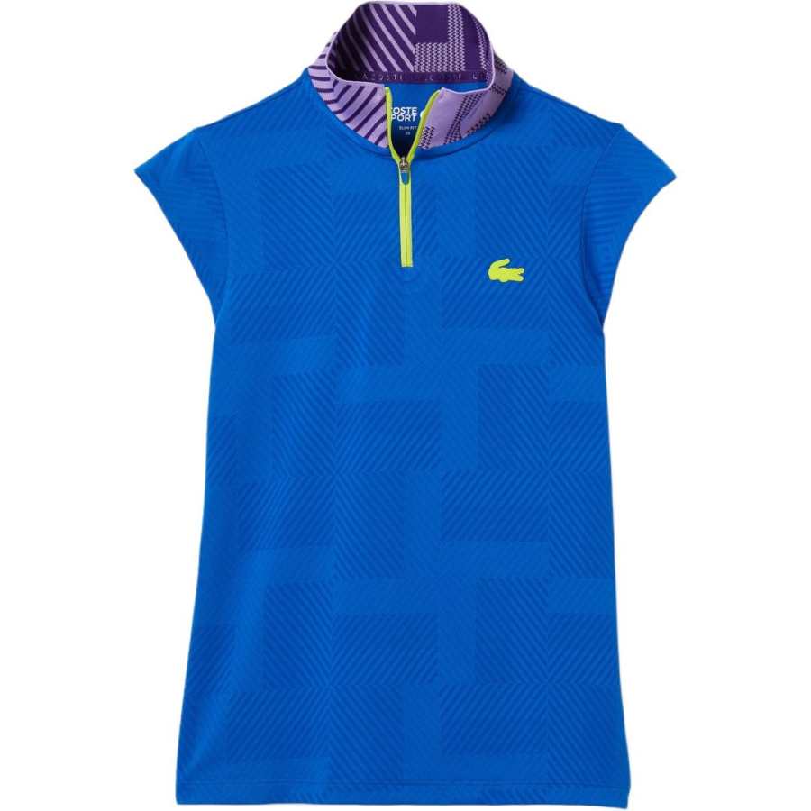 LACOSTE Polo Shirt Women's Blue