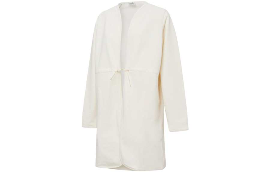 PUMA Studio Yoga Series Jackets Women's White Collarless Moderate Other
