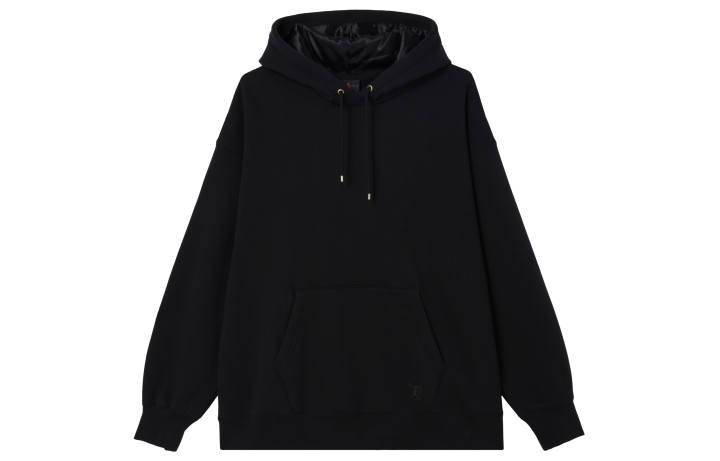 Jordan Jordan Flight Solid Color Pullover Hooded Casual Fleece Lined Sweatshirt Women's Black