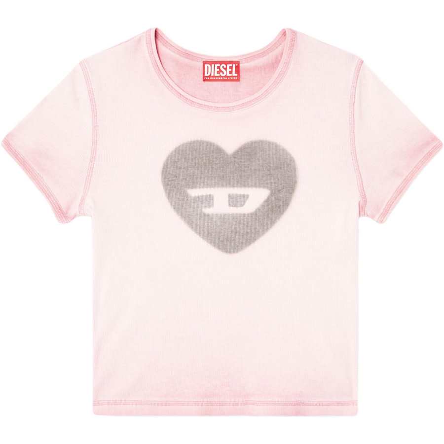 DIESEL T Ele Cropped T Shirt