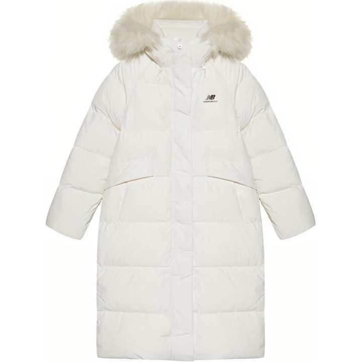 New Balance New Balance Down Jackets Women's White Hooded Moderate Other