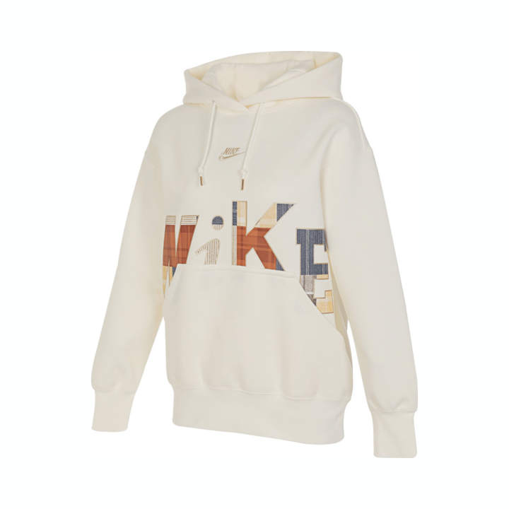 Nike Nike Sweatshirts Women's White Hooded Non Detachable Moderate Regular