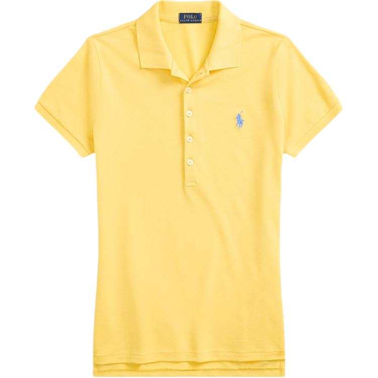 Polo Ralph Lauren FW24 Polo Shirt Slim Fit Women's Yellow