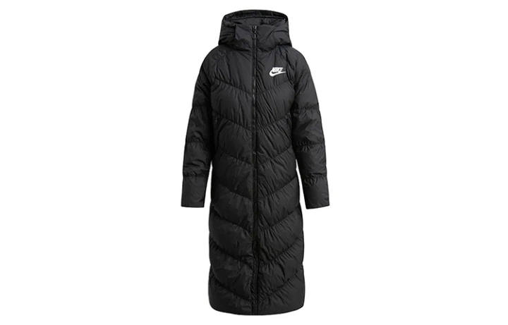 Nike Nike Down Jackets Women's Black Hooded Moderate Other