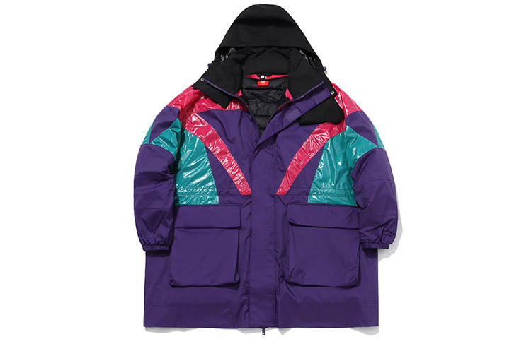 Li-Ning Li Ning Down Jacket Women's Gentian Purple Raspberry Red