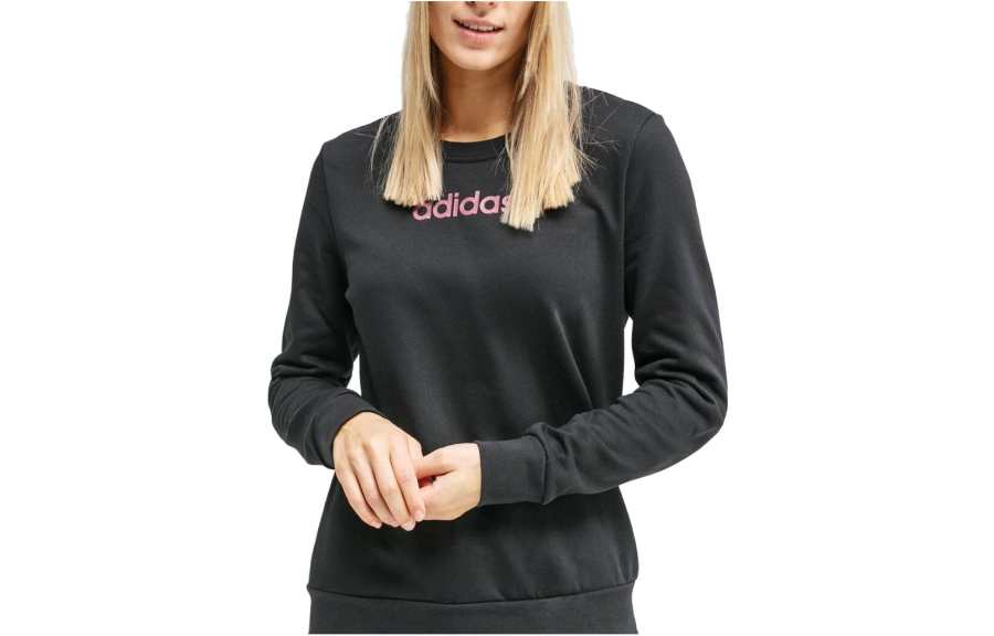 Adidas Adidas Sweatshirts Women's Black Crew Neck Moderate Other