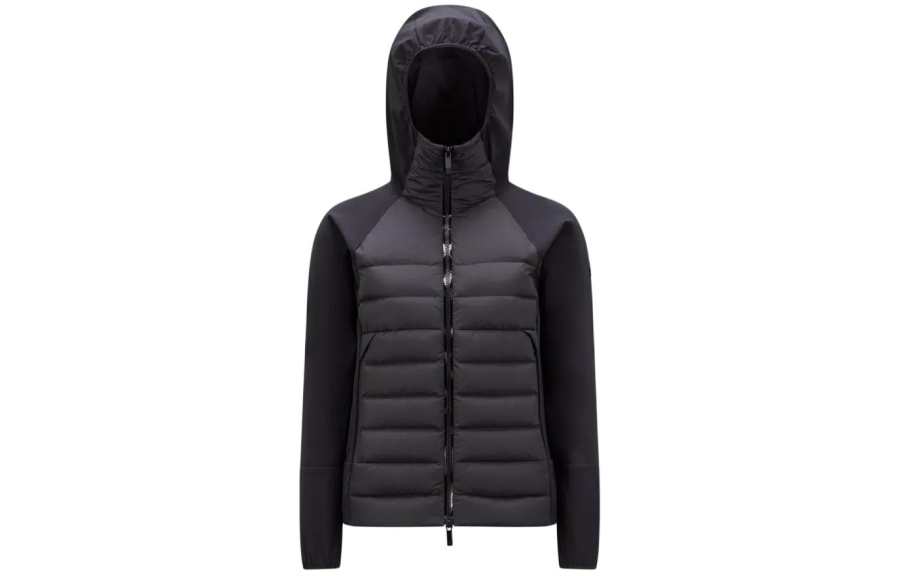 Moncler Moncler logo-patch padded jacket