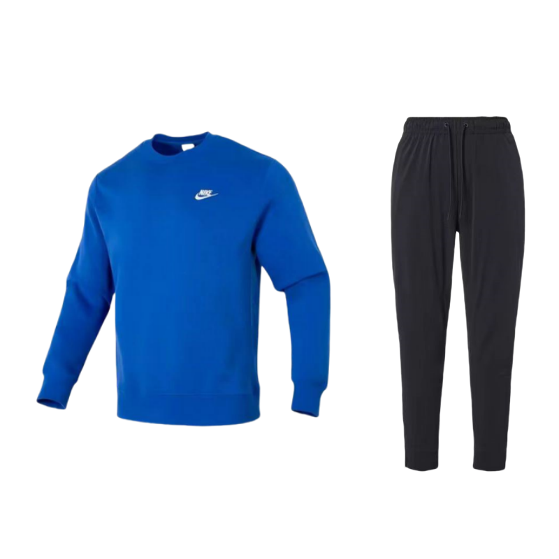 Nike Nike Casual Sportswear Unisex Dark Blue/Black Crew Neck Moderate