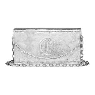 Christian Louboutin Loubi 54 Foldover Top Clutch Bag
