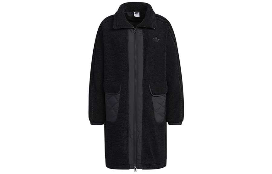 Adidas Originals Jackets Women's Black Lapel Moderate Other