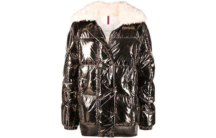 Moncler Moncler FW21 Down Jackets Women's Brown Moderate Down Jacket