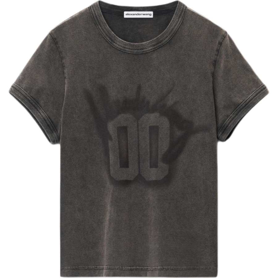 Alexander Wang Graphic Printed Crewneck T Shirt