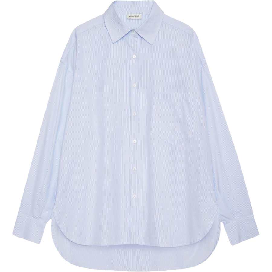 Anine Bing Chrissy Striped Shirt
