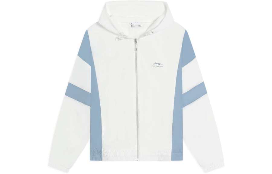 Li-Ning Li Ning Sports Trendy Collection Jackets Women's Blue Hooded Moderate Other