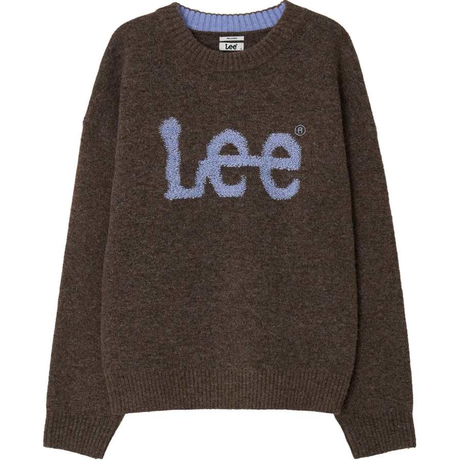 Lee Knitwear Women's Chocolate Crew Neck Moderate Other