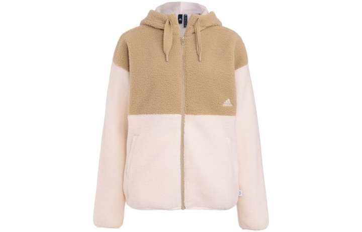 Adidas Adidas Jackets Women's Beige Hooded Moderate Other