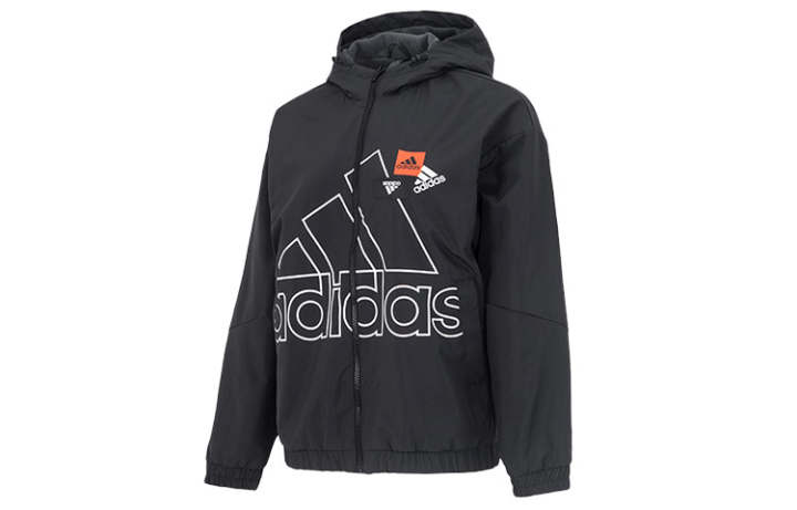 Adidas Adidas Jackets Women's Black Hooded Moderate Other