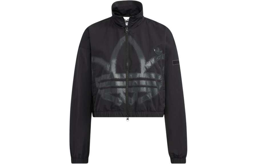 Adidas Originals ADICOLOR Jackets Women's Black Stand Collar Moderate Other