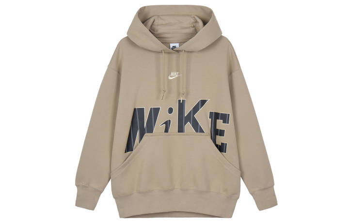 Nike Nike Sweatshirts Women's Khaki Hooded Moderate Regular