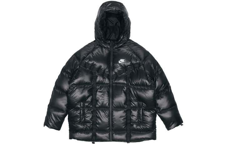 Nike Nike Down Jackets Women's Black Hooded Non Detachable Moderate Other