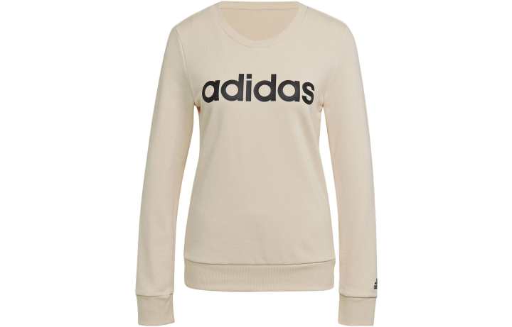 Adidas Adidas Essential Sweatshirts Women's Beige Crew Neck Moderate Regular