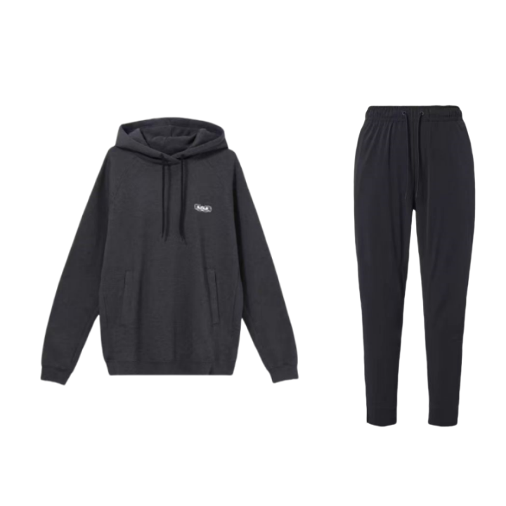 Nike Nike Casual Sportswear Unisex Gray/Black Hooded Moderate