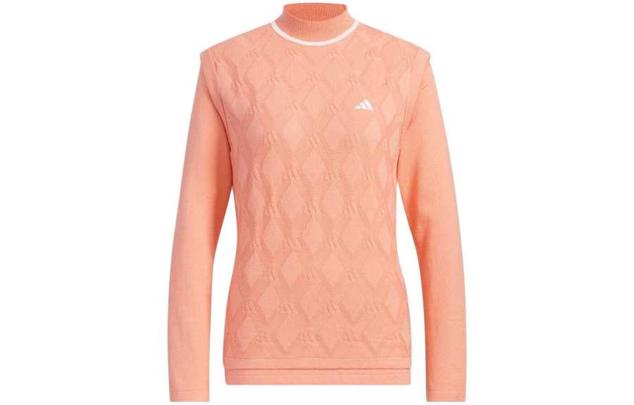 Adidas Adidas Knitwear Women's Stand Collar Moderate Two Piece Set