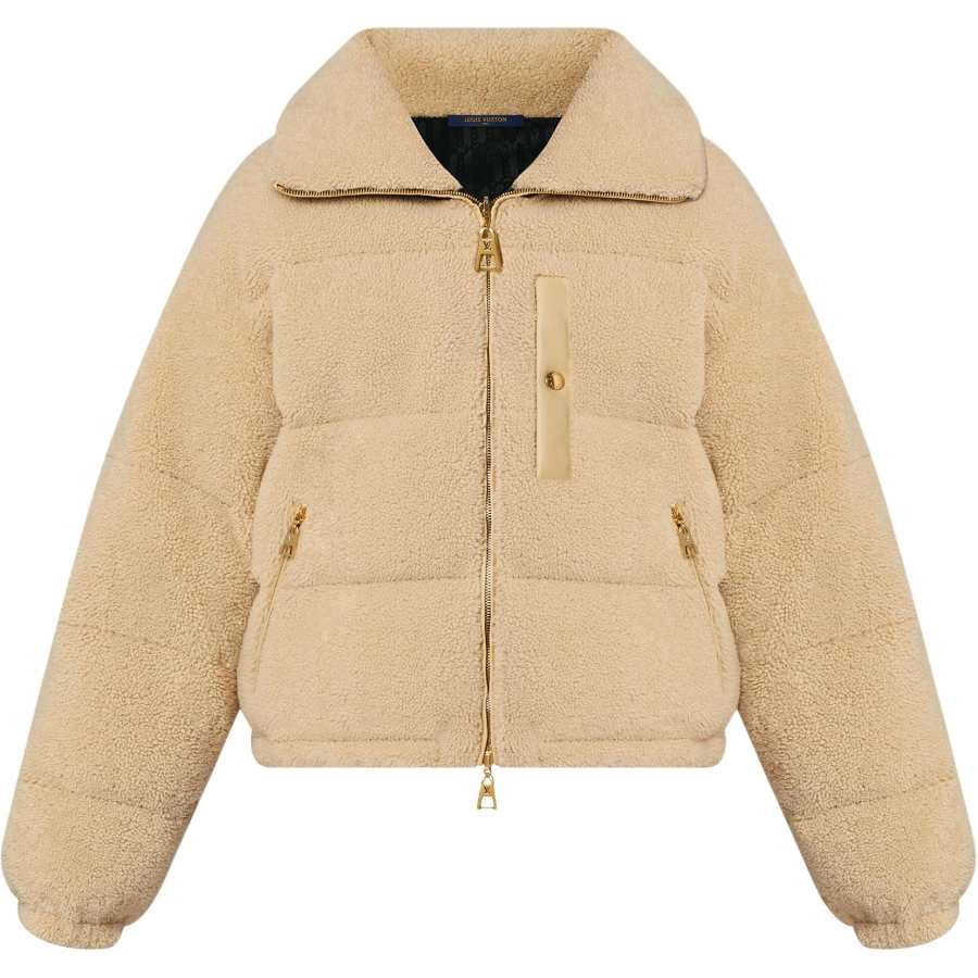 LOUIS VUITTON FW22 Down Jacket Women's Earth Yellow