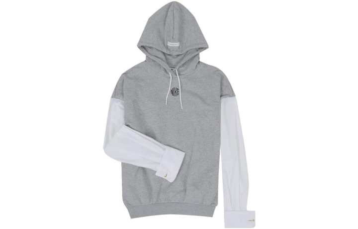 Nike Nike Sweatshirts Women's Gray Hooded Moderate Regular