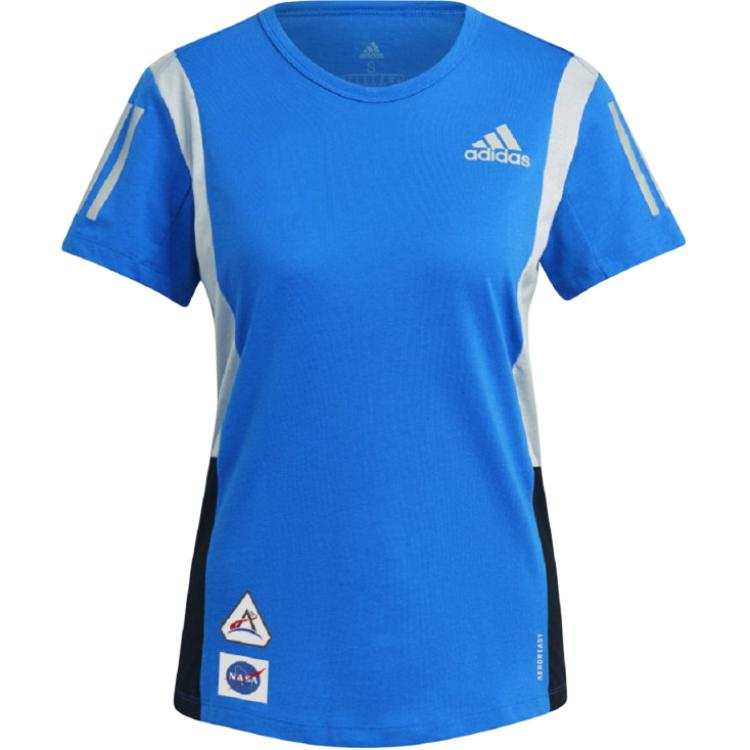 Adidas Adidas x SOFT NASA AEROREADY T Shirt Women's Soccer Ball Blue