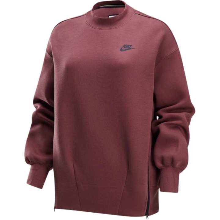 Nike Nike Sportswear Tech Fleece Sweatshirt Women's Red Brown/Black