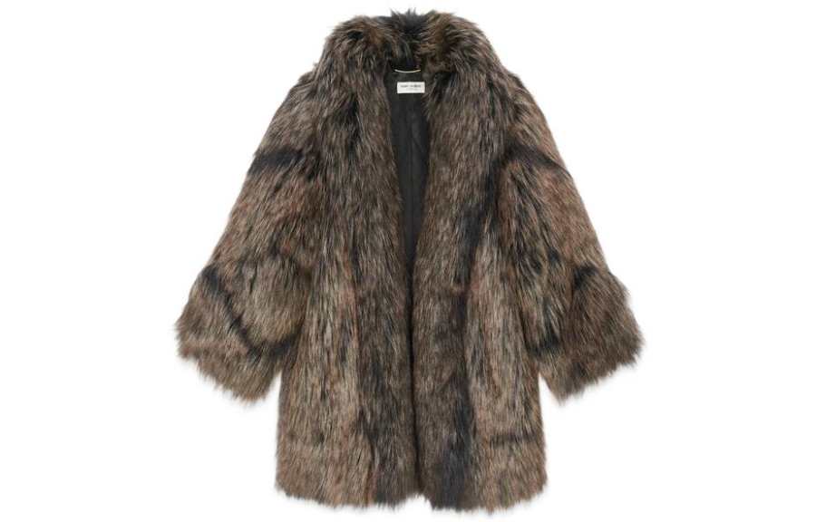 SAINT LAURENT FW22 Jackets & Coats Women's Brown