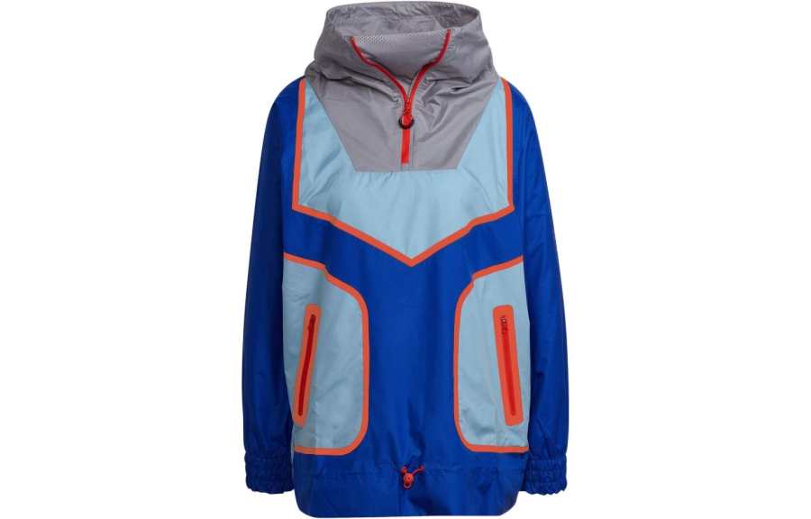 Adidas Adidas X Stella McCartney Jackets Women's Blue Hooded Moderate Other