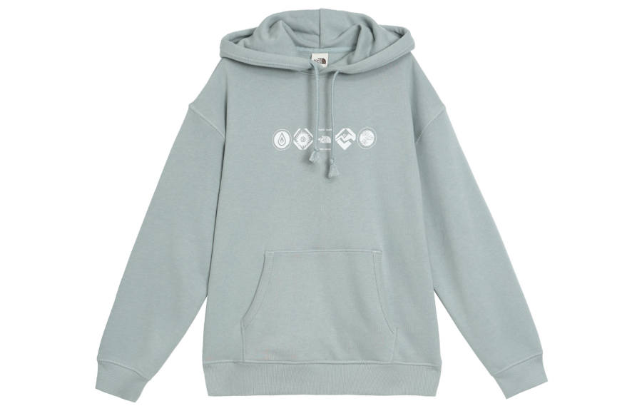 THE NORTH FACE Sweatshirts Women's Green Hooded Moderate Regular