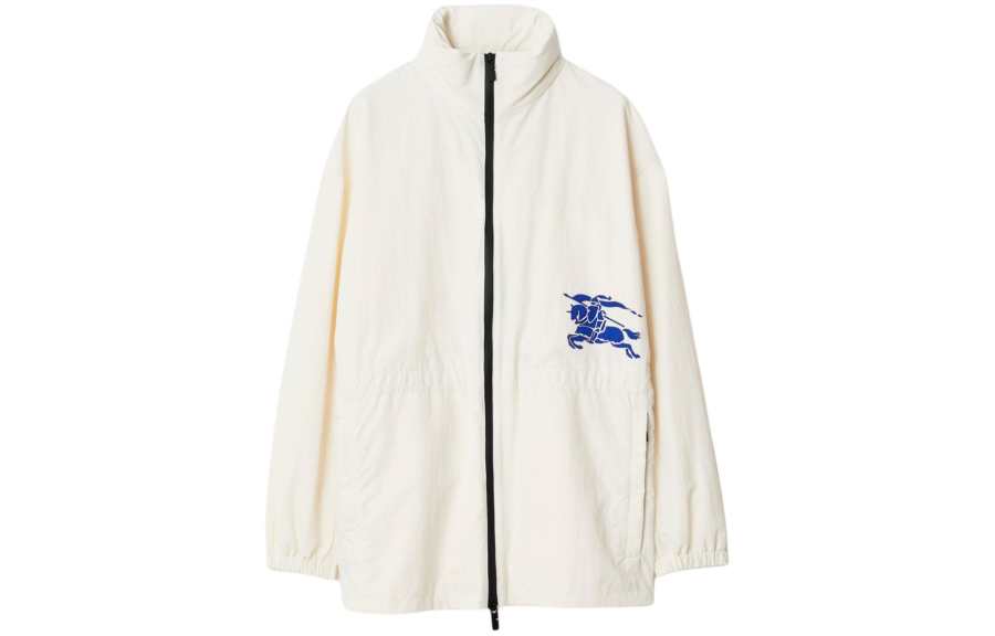 Burberry EKD-appliqué hooded jacket