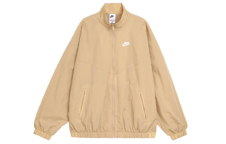 Nike Nike Jackets Women's Beige Stand Collar Moderate Other