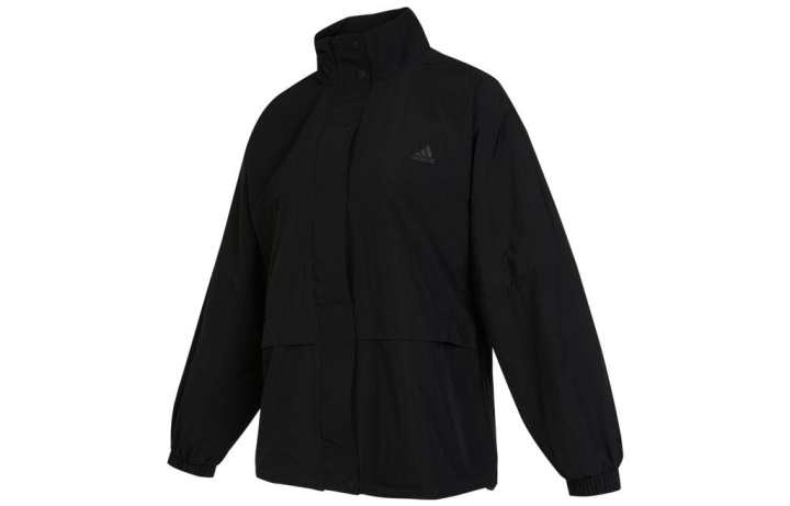 Adidas Adidas Jackets Women's Black Stand Collar Moderate Other