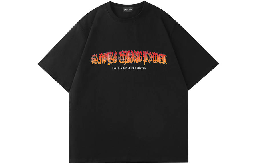 SANSYAS T Shirts Unisex Crew Neck Moderate
