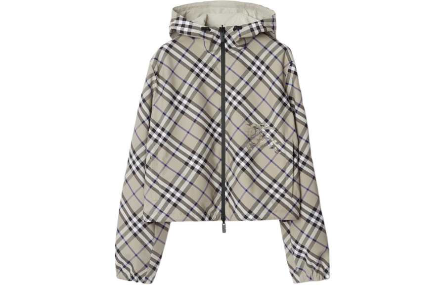 Burberry Burberry reversible cropped check jacket
