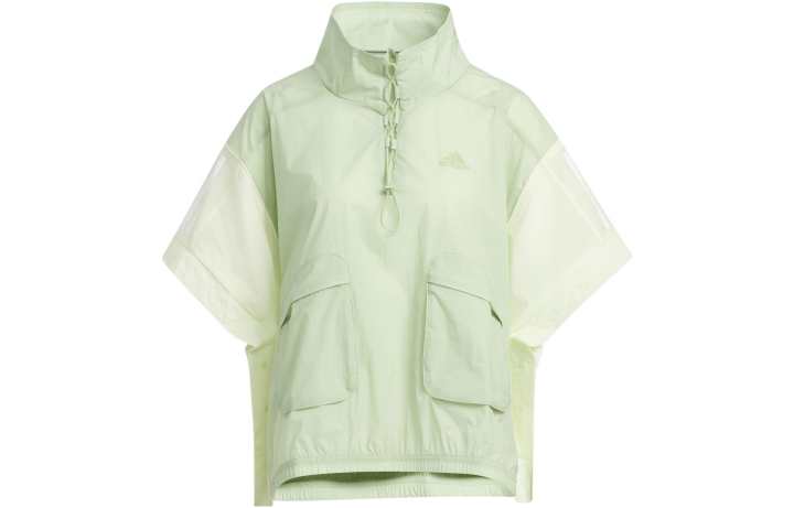 Adidas Adidas Jackets Women's Green Stand Collar Moderate Workwear