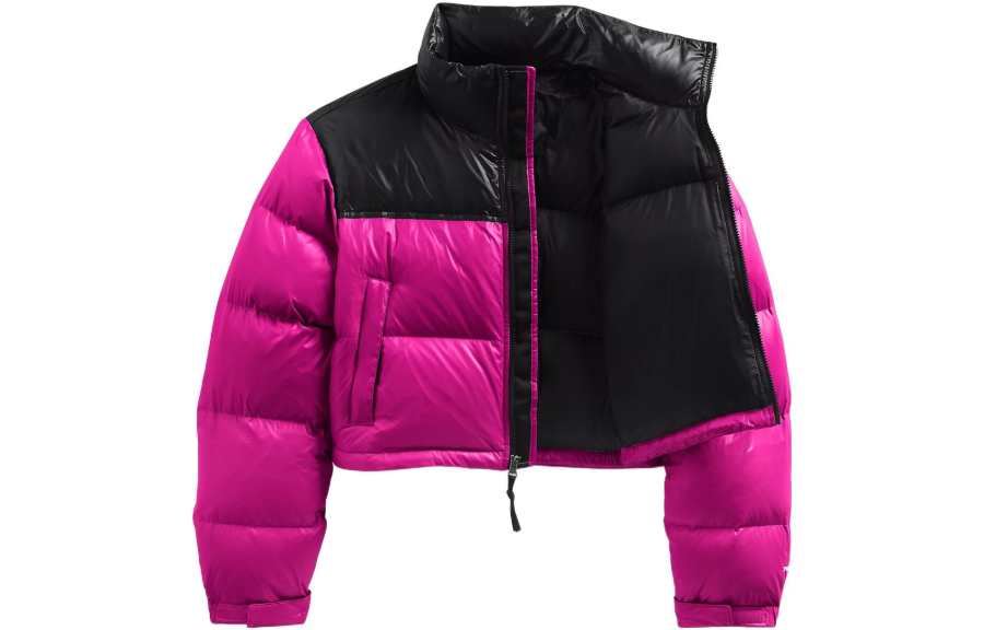 THE NORTH FACE Women's Nuptse Short Jacket Fuchsia Pink