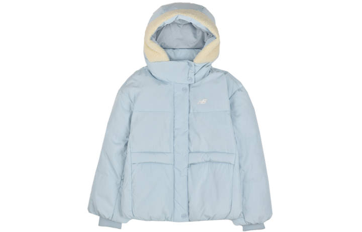 New Balance New Balance Down Jackets Women's Blue Hooded Thickened Other
