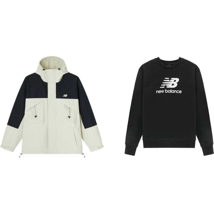 New Balance New Balance Coat Jacket Set Unisex 2 Pack Khaki+Black