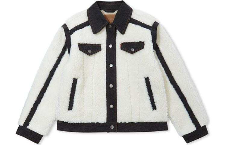 Levis Levis Jackets Women's White Lapel Moderate Other