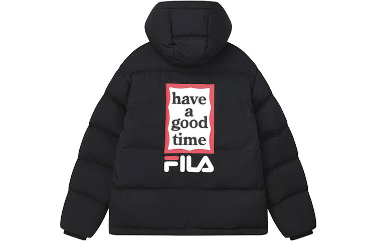 FILA FILA Down Jacket Winter Unisex Jet Black